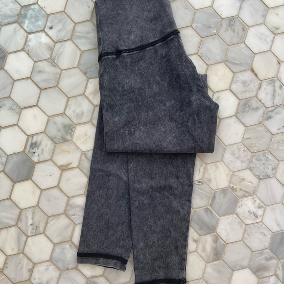 aerie Pants - AERIE ACID WASH LEGGINGS